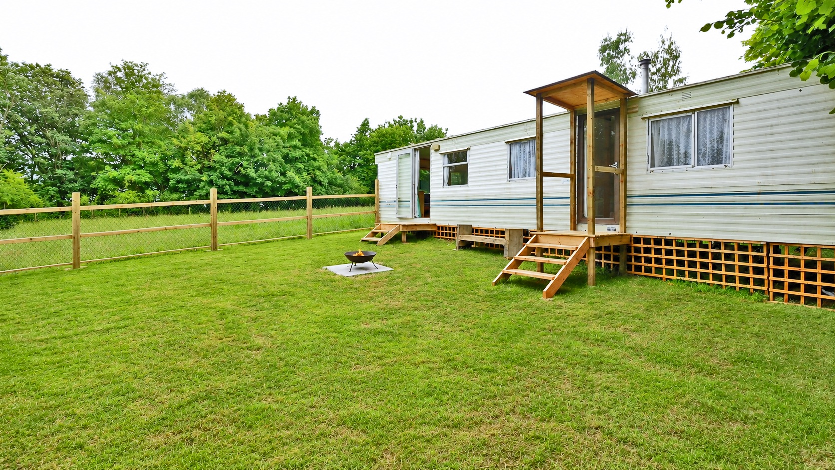 Wood Haven exterior surrounded by countryside